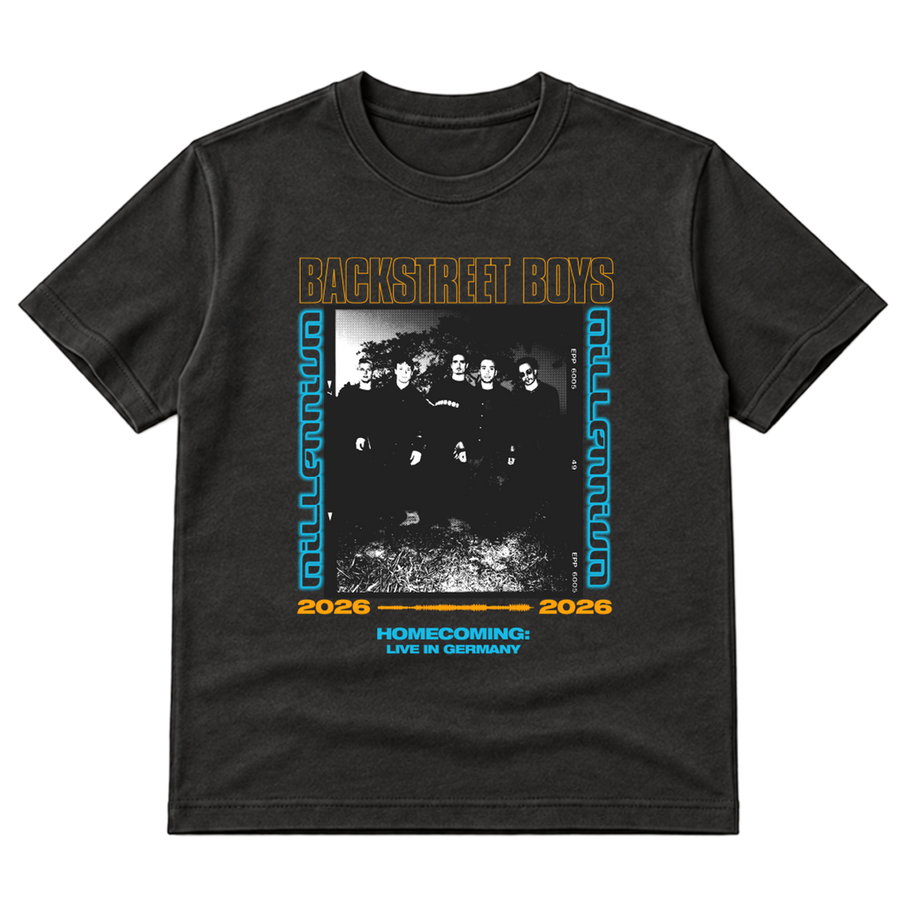 Forest Walk Washed Black Tee