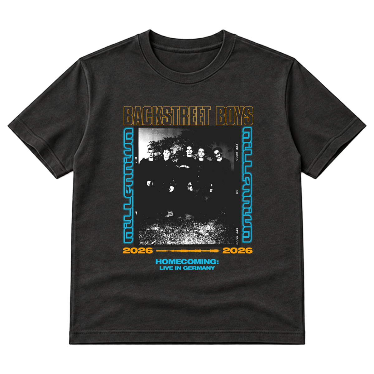 Forest Walk Washed Black Tee