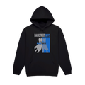 Black & Blue Silhouette Hoodie