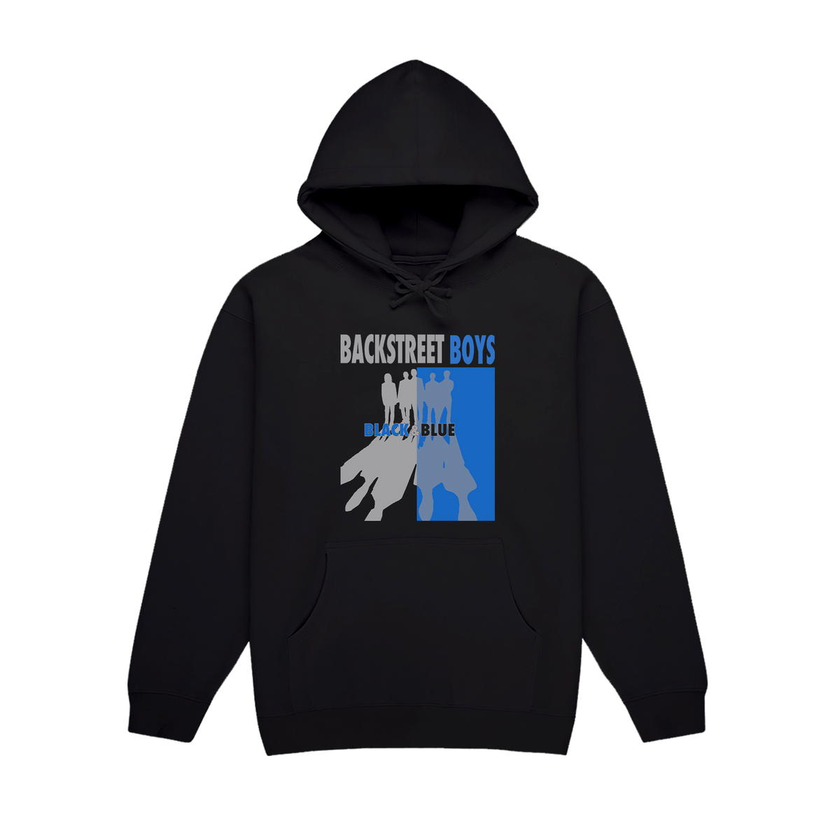 Black & Blue Silhouette Hoodie