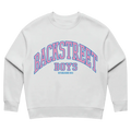 Collegiate White Crewneck Sweatshirt