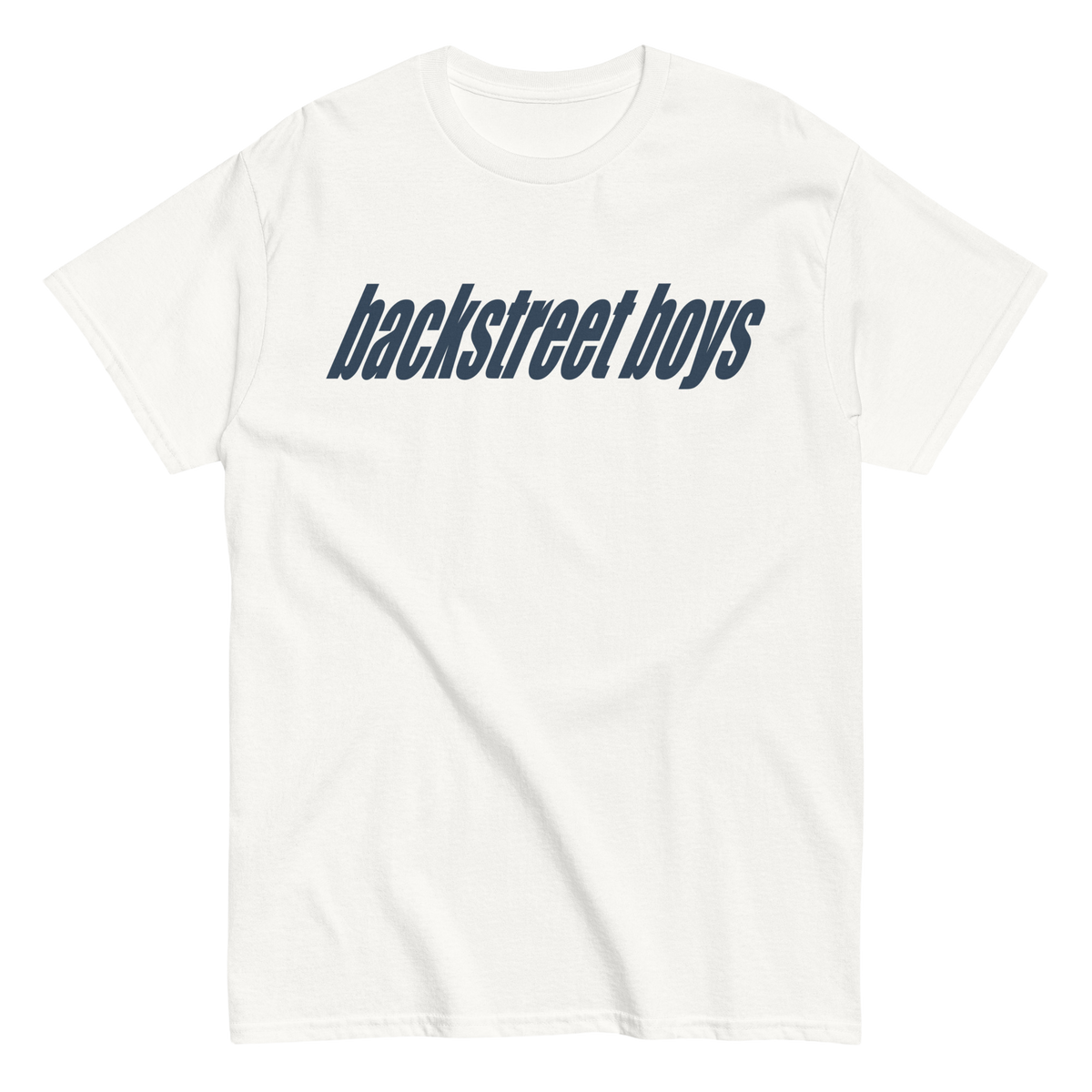 Backstreets Back Logo White Tee