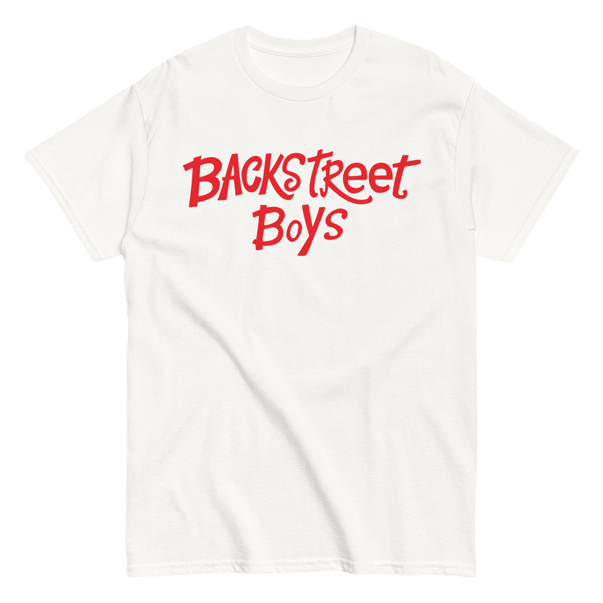 Classic Red Logo White Tee